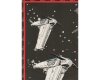 90-cm-Panel Patchworkstoff STAR WARS: THE LAST JEDI, X-Wing-Fighter, dunkelgrau-orange
