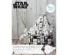 90-cm-Panel Patchworkstoff STAR WARS: THE LAST JEDI, X-Wing-Fighter, dunkelgrau-orange