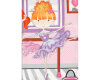 90-cm-Panel Patchworkstoff BELLA-RINA, Ballerinas, rosa-pink