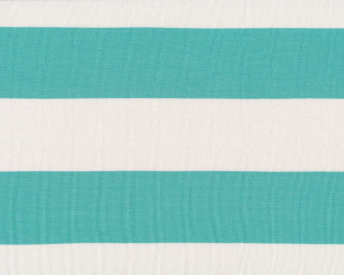Viskose-Jersey ALINEA, breite Blockstreifen, mintgrün-weiß