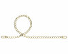 Taschengriff KATE, Metallkette 70 cm, gold