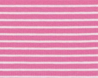 Baumwoll-Jersey CAMPAN, Streifen, rosa-weiß