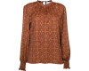 Zwischenmass Schnittmuster BLUSE MIT SMOKBÜNDCHEN