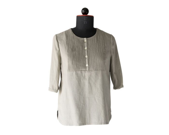 Zwischenmass Schnittmuster BLUSE MIT BIESENEINSATZ 168 M (Mittlerer Umfang)