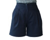 Zwischenmass Schnittmuster KURZE HOSE MIT BUNDFALTEN