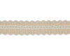 5 m Perlen-Spitzenband PEARL, 45 mm, wollweiß