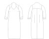 Zwischenmass Schnittmuster JEANS-KLEID 168 M (Mittlerer Umfang)