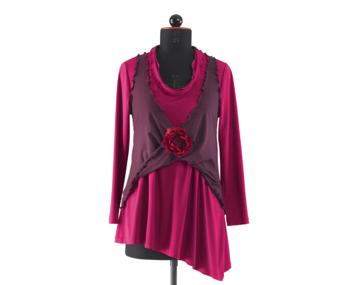 Zwischenmass Schnittmuster GEDREHTES TOP