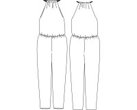 Zwischenmass Schnittmuster JUMPSUIT