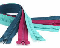 YKK Reißverschluss KUNSTSTOFFSPIRALE, nicht teilbar, 74 Farben pink 60 cm