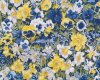 Patchworkstoff WALKING ON SUNSHINE, Frühblüher, dunkelblau-pastellgelb