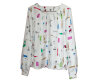 Zwischenmass Schnittmuster BLUSE MIT FALTEN 168 M (Mittlerer Umfang)