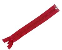 YKK Reißverschluss KUNSTSTOFFSPIRALE, teilbar, 18 Farben rot 25 cm