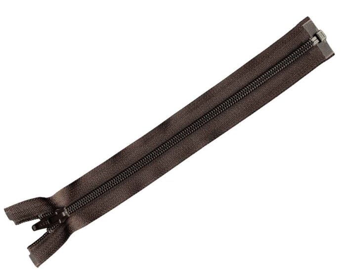 YKK Reißverschluss KUNSTSTOFFSPIRALE, teilbar, 18 Farben dunkelbraun 70 cm