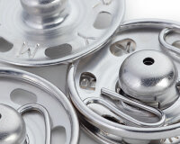 Annäh-Druckknöpfe, silber, Prym 6 mm (12 Stück)