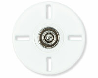 Annäh-Druckknöpfe STYLE, 18 und 25 mm, 2 Stück, weiß, Prym 18 mm