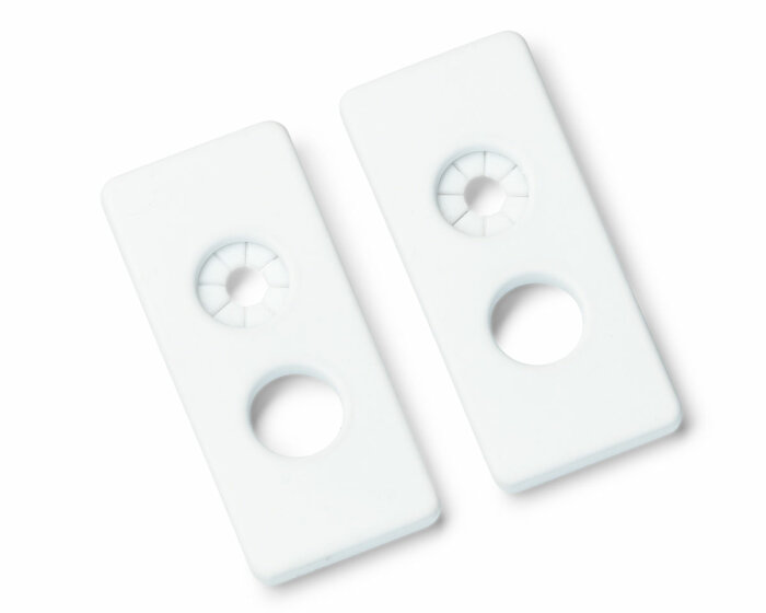 Kordelstopper METALL mit Klemmfunktion, 2 Stück, weiß, Prym