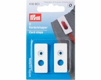 Kordelstopper METALL mit Klemmfunktion, 2 Stück, weiß, Prym