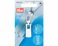 Zipper FASHION aus Metall, weiß, Prym