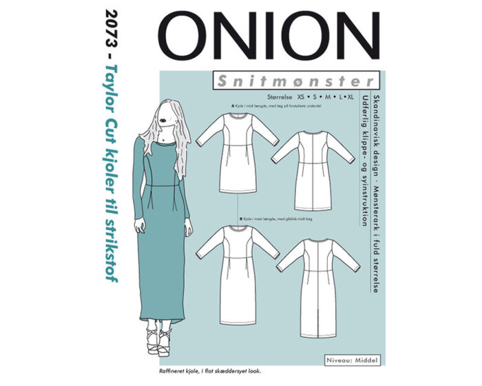 Kleid mit Wiener Nähten, Schnittmuster ONION 2073