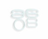 BH-Zubehör, weiß, transparent oder schwarz transparent 10 mm