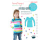 Kinder-Schnittmuster WICKELSHIRT, Blaubeerstern