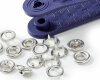 Jersey-Druckknöpfe RING, silber, Prym 10 mm