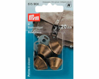 Bodennägel für Taschen PRYM, silber, altsilber oder altmessing altsilber 15 mm