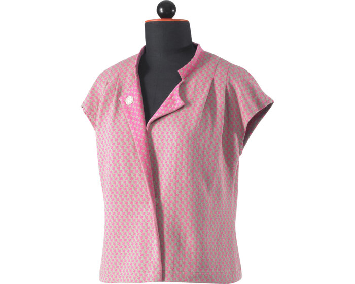 Zwischenmass Schnittmuster BLUSE MIT STEHKRAGEN 168 M (Mittlerer Umfang)