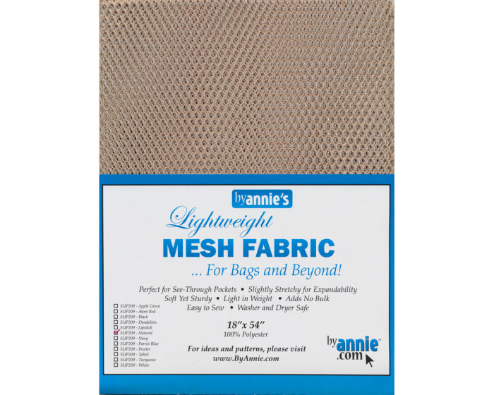 Netzstoff MESH by Annies, Zuschnitt  45 x 137 cm natur