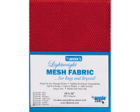 Netzstoff MESH by Annies, Zuschnitt  45 x 137 cm rot