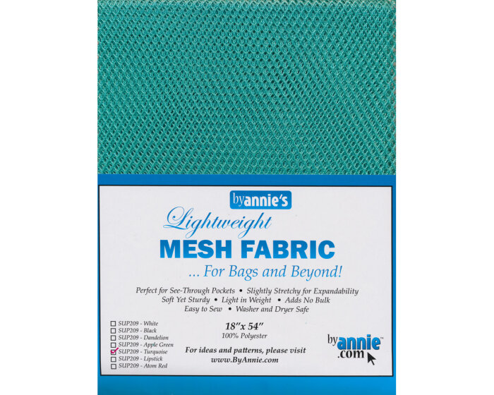 Netzstoff MESH by Annies, Zuschnitt  45 x 137 cm petrol