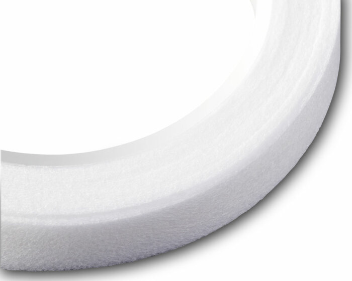 0,10 € /m st w 100 m Einlage Bügel formband 10 mm Breit Farbe Weiß EU Ware 