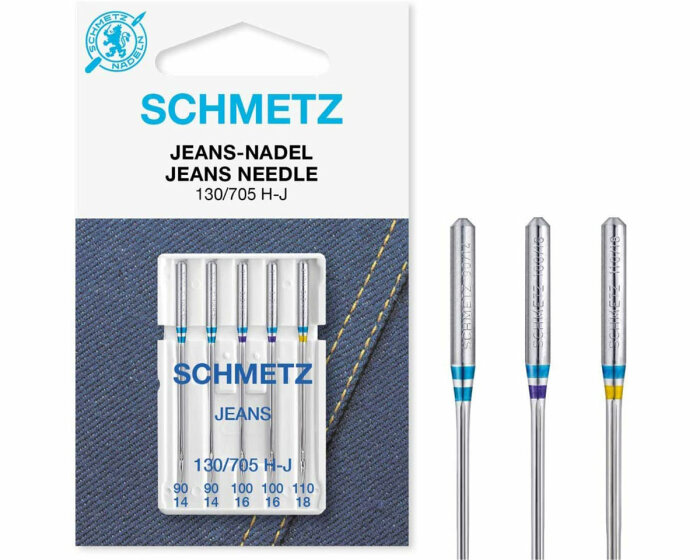 Nähmaschinennadeln JEANS, Schmetz 100