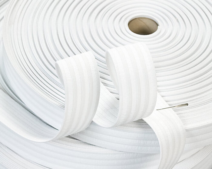 Gummiband mit NÄHGASSE, weiß 20 mm