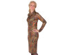 Zwischenmass Schnittmuster JERSEYKLEID MIT RAFFUNG
