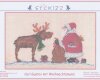 Stickvorlage: Carl Gustav mit Weihnachtsmann, Stickizz