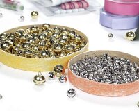 Glöckchen mit Öse SCHELLE, Metall, silber oder...