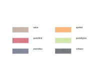 Meliertes Webband CHAMBRAY, 15 mm aprikot