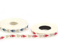 Schmuckwebband HERZEN von Acufactum, 10 mm blau