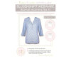 Damen-Schnittmuster Blusenshirt aus Webware, lillesol women No.6