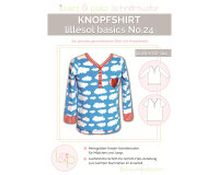 Kinder-Schnittmuster Shirt mit Knopfleiste, lillesol basics No.24