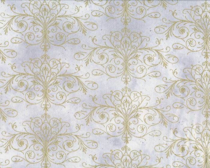 Patchworkstoff FLORAL IMPRESSIONS, Ornamente, hellgrau