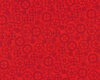 Patchworkstoff MATTHEWS MINI MONSTERS, Zahnräder, rot