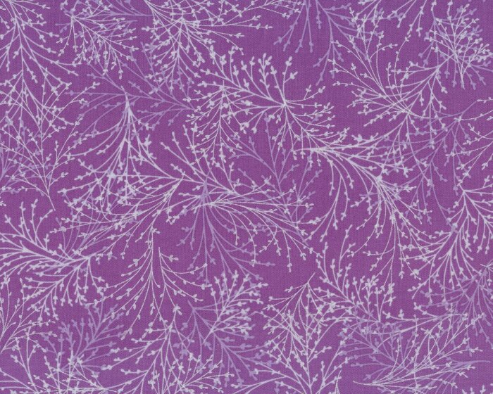 Patchworkstoff ESSENCE OF PEARL, Zweige, lila