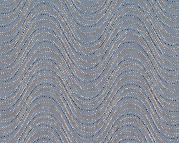 Patchworkstoff ESSENCE OF PEARL, Punkte-Wellen, grau