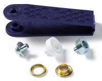 Ösen mit Scheiben, gold, Prym 8 mm