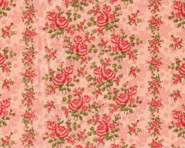 Rückseitenstoff HOMESTEAD WIDE, Rosen, lachsrosa