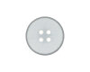 Metallknopf mit zartem Farbring, weiß, Union Knopf