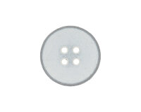 Metallknopf mit zartem Farbring, weiß, Union Knopf...